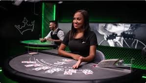 Live casino table selection